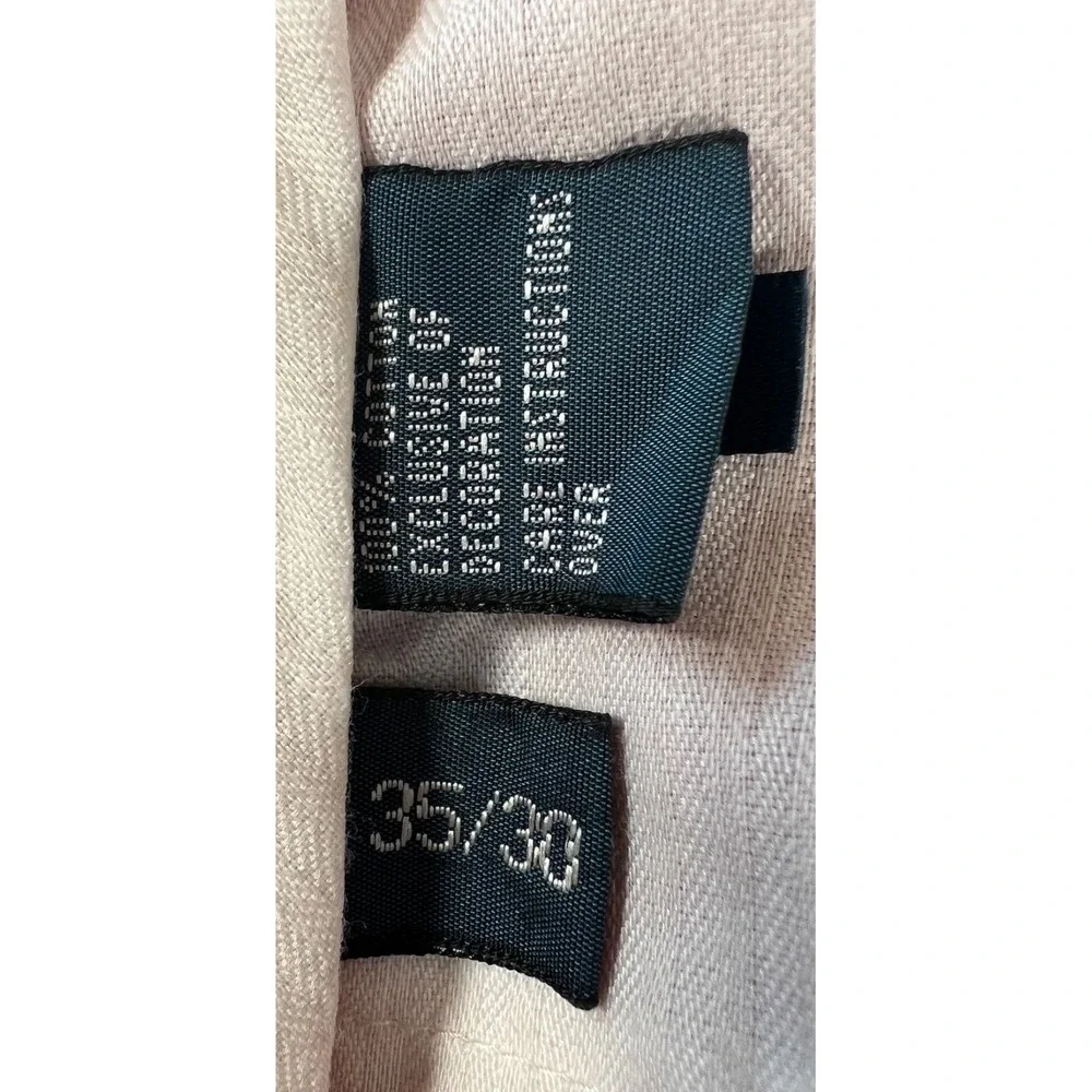 VINTAGE Ralph Lauren Polo Pants Mens 35X30 Pink Chino Nantucket Trousers Classic
